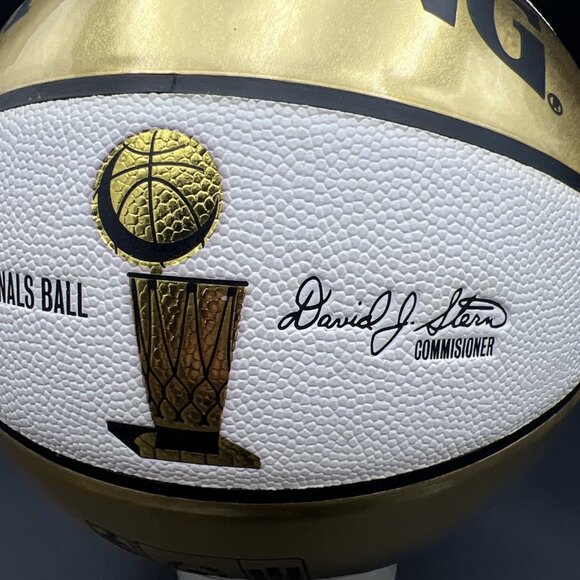 Rare 2005 Spalding NBA White/Gold Official Finals Ball 29.5" Basketball NOS - Picture 2 of 10